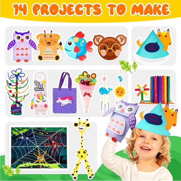 Eleanore's Diary Crafting Art 🎨 Supplies Kit includes 14 Projects - Picture 3 of 12